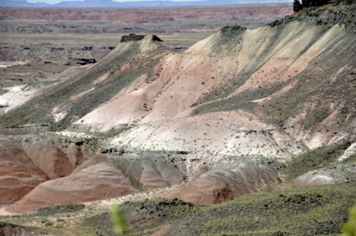the Painted Desert as seen from Nizhoni Point